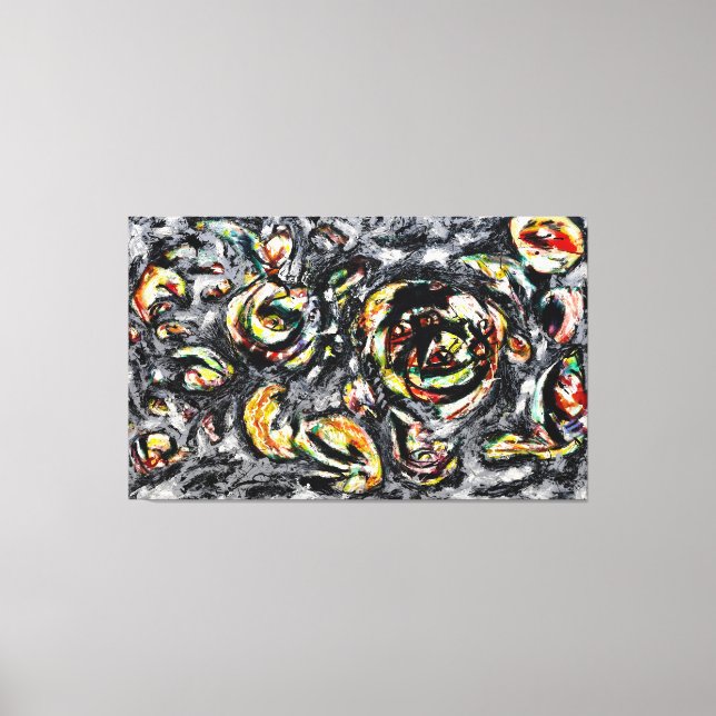 Lienzo J. P. - OCEAN GRAYNESS - 1953 - Resumen - (Anverso)