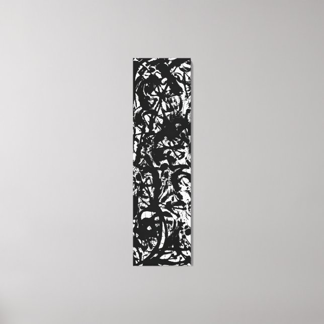 Lienzo J. P. - PINTURA NEGRA Y BLANCA - c. 1952- (Anverso)