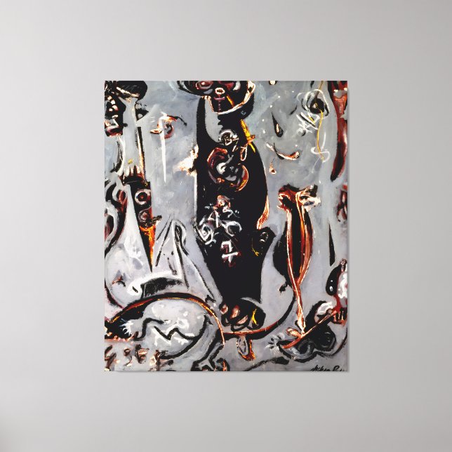 Lienzo J. P. - TOTEM LESSON II - 1945 - Resumen - (Anverso)