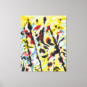 Lienzo J. P. - VIBRACIONES DE LA LUNA - c. 1953-1955 - Re