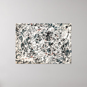 Lienzo J. P. WHITE, BLACK, BLUE y RED en BLANCO 1948