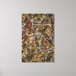Lienzo J. Pollock - Número 5 - 1948 - Pintura de acción -