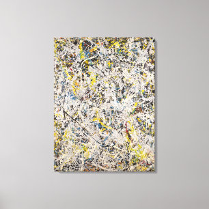Lienzo J. Pollock - NÚMERO 9 - 1949 - Pintura de Acton -