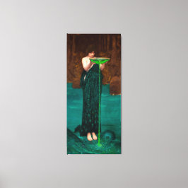 LIENZO J. W. WATERHOUSE - CIRCE INVIDIOSA - 1892