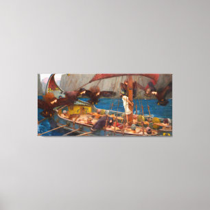 LIENZO J. W. WATERHOUSE - ULYSSES Y THE SIRENS - 1891 -