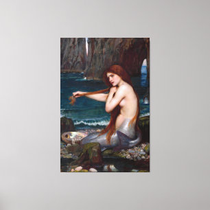 Lienzo J. WATERHOUSE - A MERMAID - 1900 - Pre-Raphaelites
