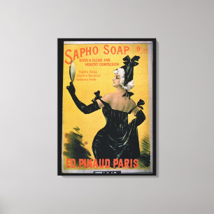 Lienzo 'Jabón de Sapho - da una tez clara y sana
