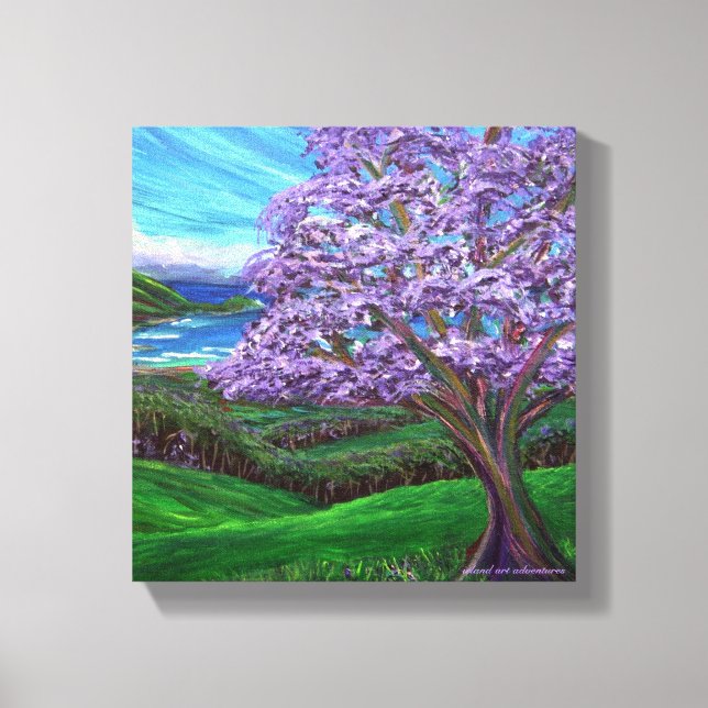 Lienzo Jacaranda de Upcountry (Anverso)