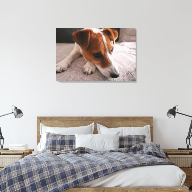 Lienzo Jack Russel Terier (Insitu(Dormitorio))