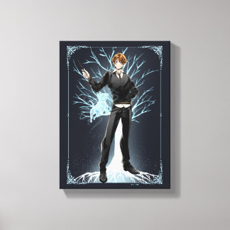 Lienzo Jack Russell Terrier Patronus de Anime Ron Weasley