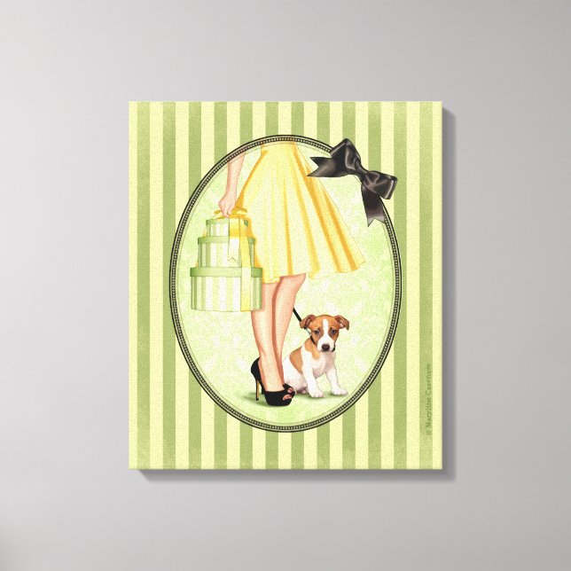 Lienzo Jack y las cajas (Anverso)