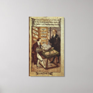 Lienzo Jacobo Fugger en su oficina, 1518