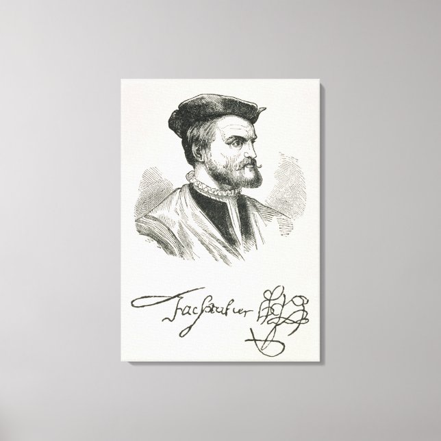Lienzo Jacques Cartier (Anverso)