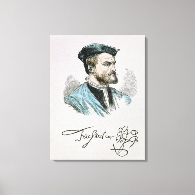Lienzo Jacques Cartier (Anverso)