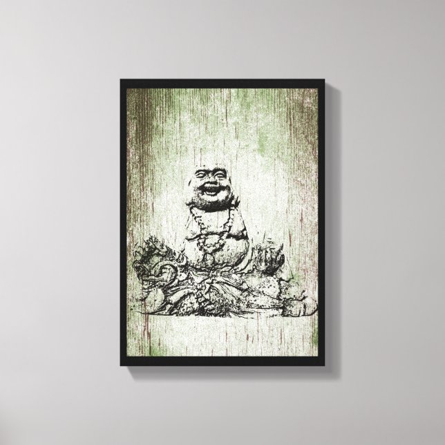 Lienzo Jade Buddha Wrapped Canvas (Anverso)