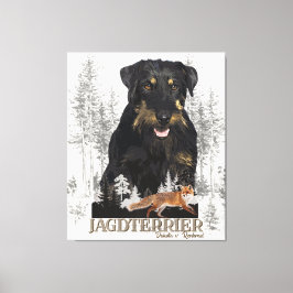 Lienzo Jagdterrier Dakota v. Renbrad Faux Canvas Print