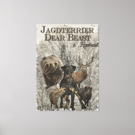 Lienzo Jagdterrier, querida bestia contra Renbrad Paperwe