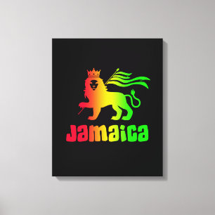 Lienzo Jamaica Rasta Lion