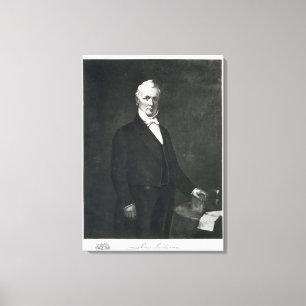 Lienzo James Buchanan, décimo quinto presidente del