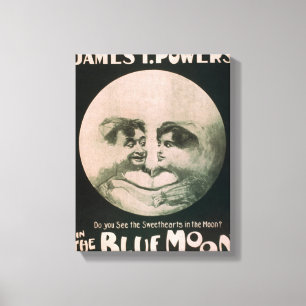 Lienzo James T. Powers en el teatro de la luna azul