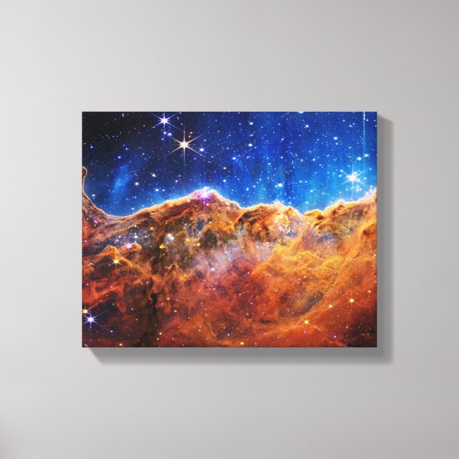 Lienzo James Webb Telescope Espacial Carina Nebula (Anverso)
