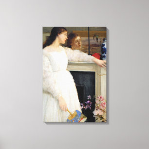 Lienzo James Whistler - Sinfonía en Blanco Nº 2