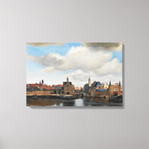 Lienzo Jan Vermeer - Ver en Delft