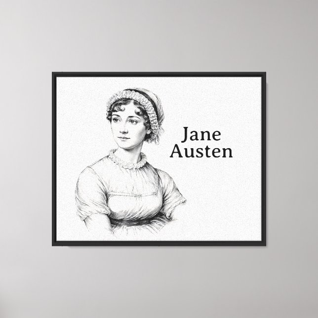 Lienzo Jane Austen (Anverso)