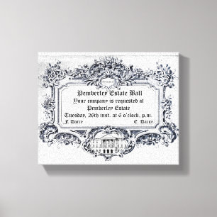Lienzo Jane Austen: Pemberley Estate Ball