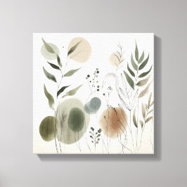 Lienzo Japandi Garden Rhythm Art for Calm Interiors