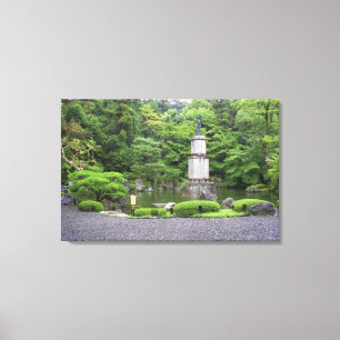 Lienzo Japón, Kyoto, Jardín de Piedra Silenciosa