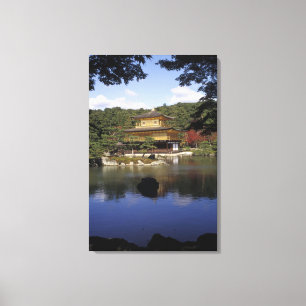 Lienzo Japón, Kyoto, Pabellón Dorado, Templo Zen