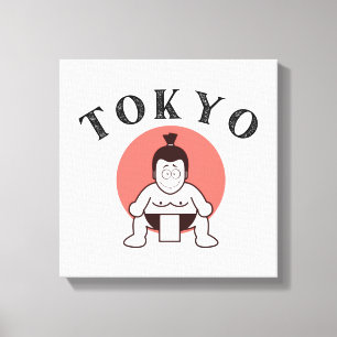 Lienzo Japón Sumo Tokio - Hijo del Sol