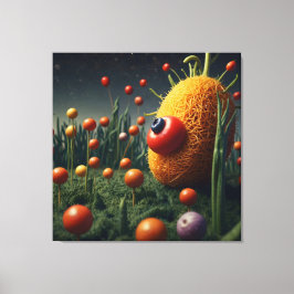 Lienzo Jardín caprichoso de la curiosidad