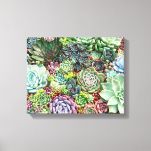Lienzo Jardín colorido y exitoso