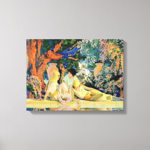 Lienzo Jardín De Alá De Maxfield Parrish