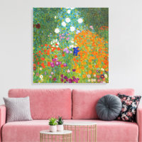 Jardín de flores | Gustav Klimt