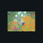 Lienzo Jardín de flores por Gustav Klimt<br><div class="desc">Hermosa pintura colorida de un jardín de flores de Gustav Klimt. Las asombrosas variaciones de colores y hermosas flores encajan en muchos tipos de productos maravillosos e ideas de regalo.</div>