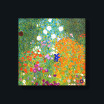 Lienzo Jardín de flores por Gustav Klimt Canvas Print<br><div class="desc">Bauerngarten / Jardín de flores / Arte vintage de Cottage Garden pintado en 1905 por el artista austriaco simbolista y Art Nouveau Gustav Klimt (1862-1918) de una buena estampada de arte.</div>