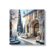 Jardín de hielo elegante para invierno