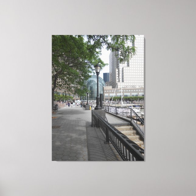 Lienzo Jardín de invierno Nueva York (Anverso)