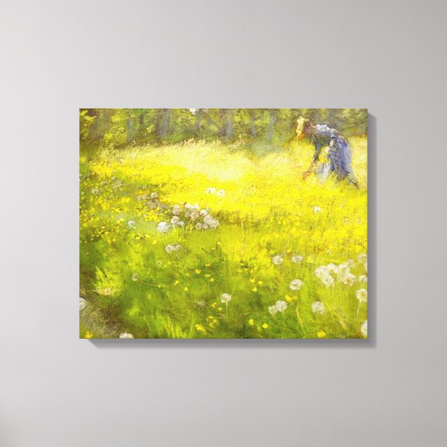 Lienzo Jardín de Kroyer en Skagen (Anverso)