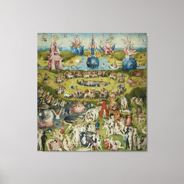 Lienzo Jardín de las Delicias Terrestres, 1490-1500 (Anverso)