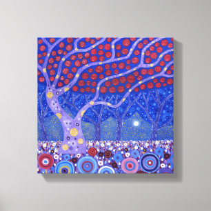 Lienzo Jardín de medianoche 2010