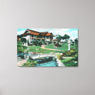 Lienzo Jardín de té japonés ViewCoronado, CA