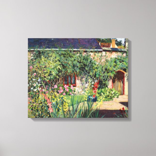 Lienzo Jardín de verano de 2009 (Anverso)