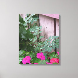 Lienzo Jardín después de la lluvia - Viñedo de Martha