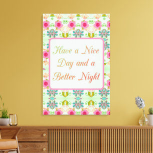 Lienzo Jardín ecléctico encantador: Revender en la bellez