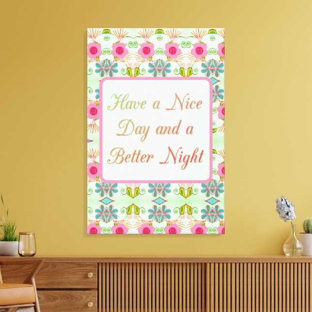 Lienzo Jardín ecléctico encantador: Revender en la bellez (Insitu (Sala de estar))