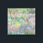 Lienzo Jardín en Giverny por Claude Monet<br><div class="desc">Claude Monet - Jardín en Giverny. Hermosa pintura impresionista de un jardín en Giverny de Claude Monet.</div>